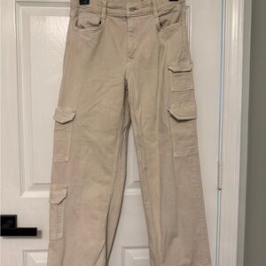 H&M Kids Light Tan Cargo Jeans